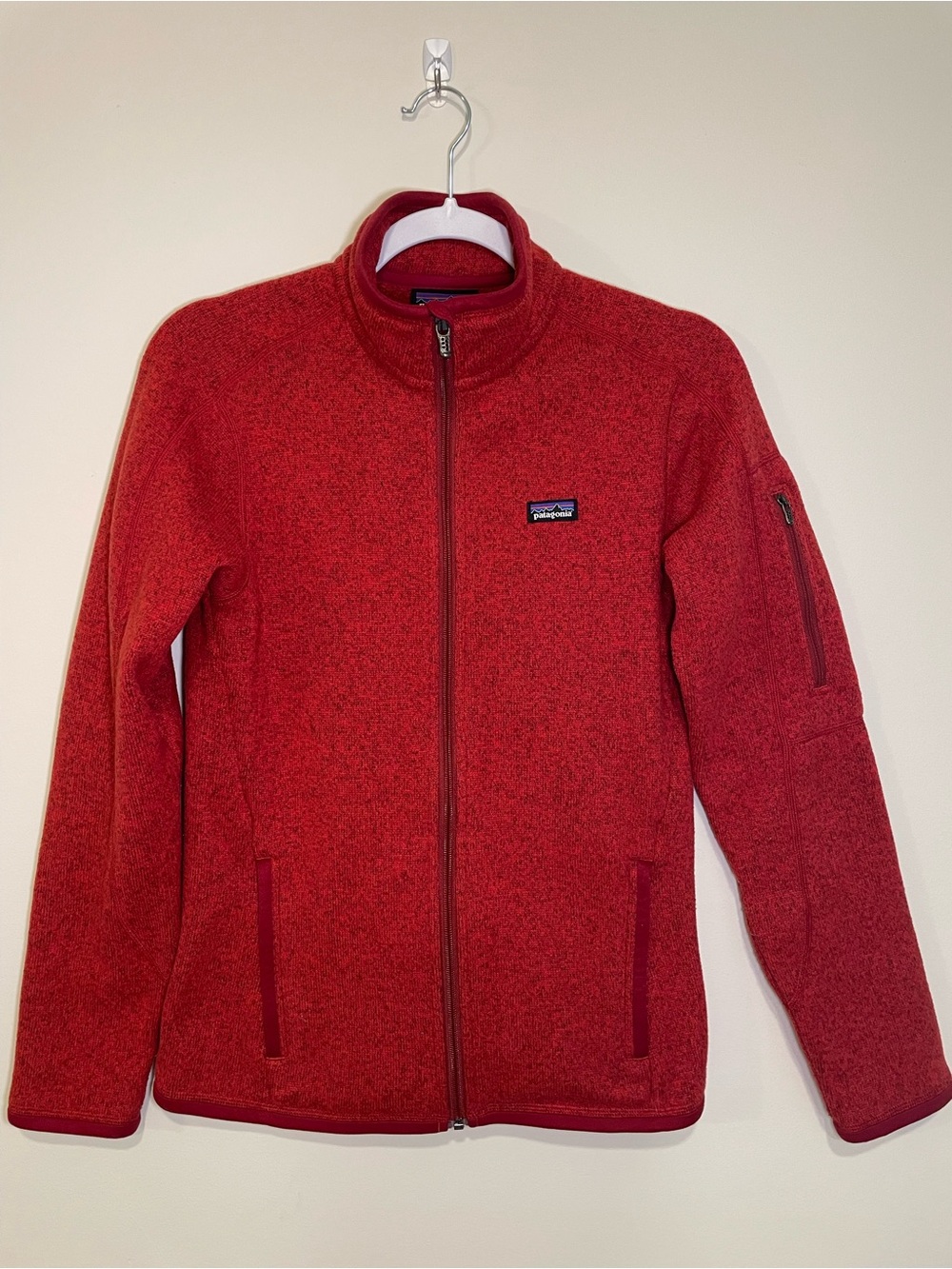 Patagonia Men's Red Full-Zip Fleece Jacket